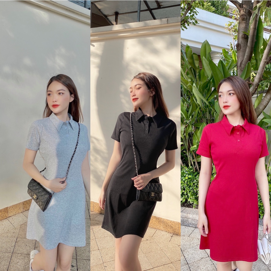 ĐẦM PO LO THUN NHIỀU MÀU DỄ MẶC - NOEL DRESS