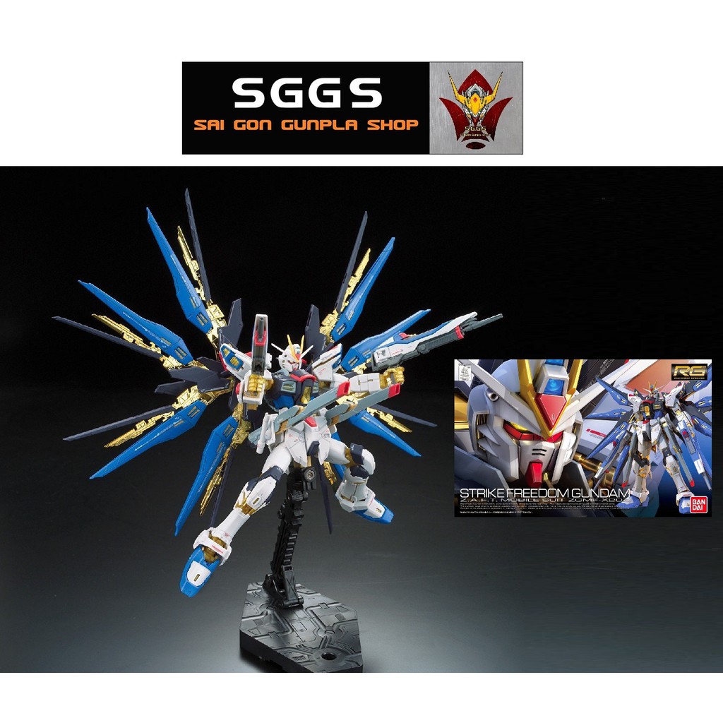 Mô Hình Lắp Ráp RG Strike Freedom Gundam Bandai ZGMF-X20A 1/144 Seed ...