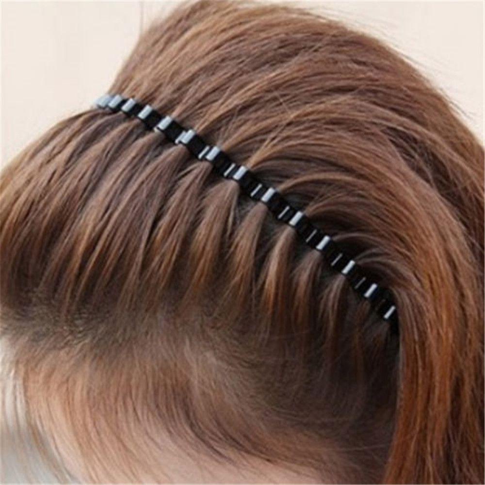SEREIN Băng đô kim loại thể thao Bán chạy Băng đô lượn sóng phong cách Alice Unisex