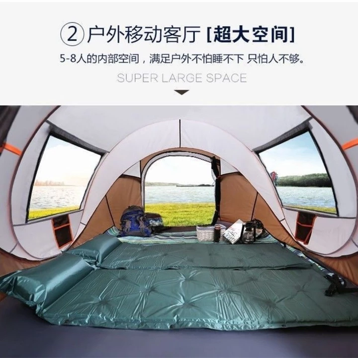 Lều ngoài trời Lều cắm trại ngoài trời chống mưa Lều dày tự động Mở nhanh 3-4 người Thiết bị cắm trại chống nắng / Lều – 7