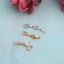 BTF 5x Vòng Tay Mở Rộng Khóa Gấp Trên Vòng Cổ Mở Rộng Pha Lê Cho Kim Cương Giả Mở Rộng Mạ Mở Rộng Cho