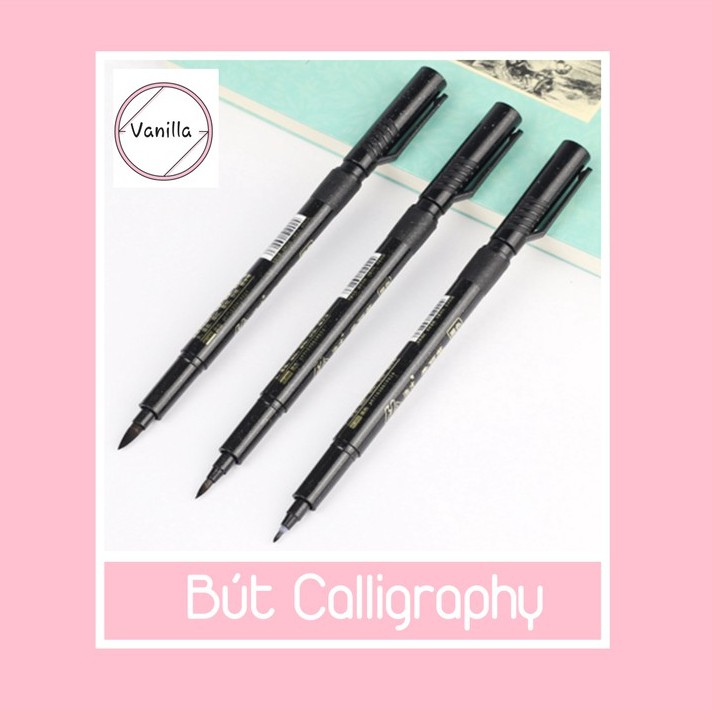 [VANILLA.STORE] Bút lông HAOCAI viết Calligraphy Brush pen Shopee