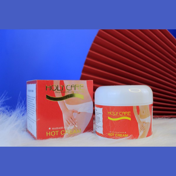 [Tặng kèm bông phấn]Kem tan mỡ cao gừng Hot Cream Holy Care 300g DATE 9/2026