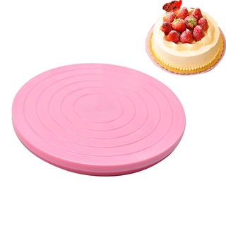Bàn Xoay Nhựa Làm Bánh Kem Mini Vẽ Trang Trí Bánh Kem Mini, Bánh Quy Cookie