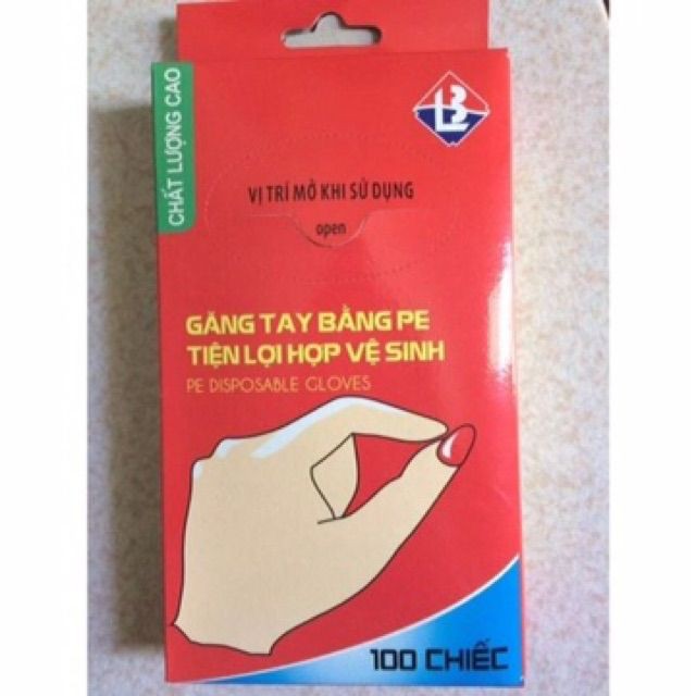 Hộp 100c gang tay nilong loại dày đẹp