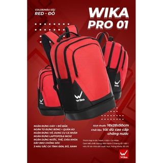 Balo Wika Pro 01 Thiết Kế Rộng Rãi, Có Ngăn Đựng Giày Riêng ,Chất Liệu Cao Cấp Chắc Chắn