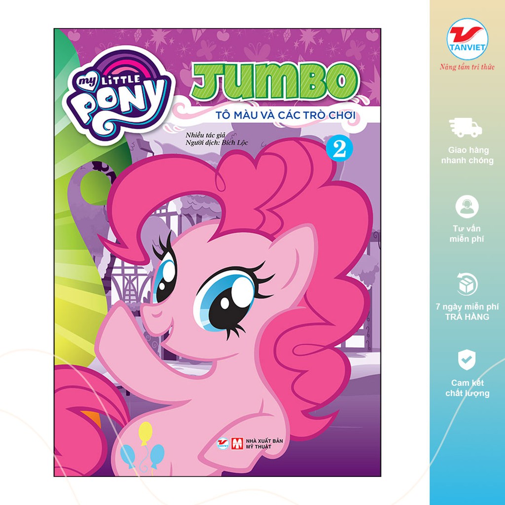 Ảnh Bộ Sách Tô Màu My Little Pony Jumbo Tô Màu Và Các Trò Chơi 2