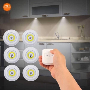 Đèn LED COB Không Dây Điều Khiển Từ Xa Gắn Dưới Tủ / Tủ Quần Áo / Phòng Ngủ / Nhà Bếp