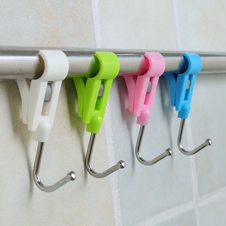 Set 4 Kẹp Đa Năng Phơi Khô Quần Áo Bằng Thép Không Gỉ Phong Cách Nhật Bản Tiện Dụng Cho Nhà Tắm