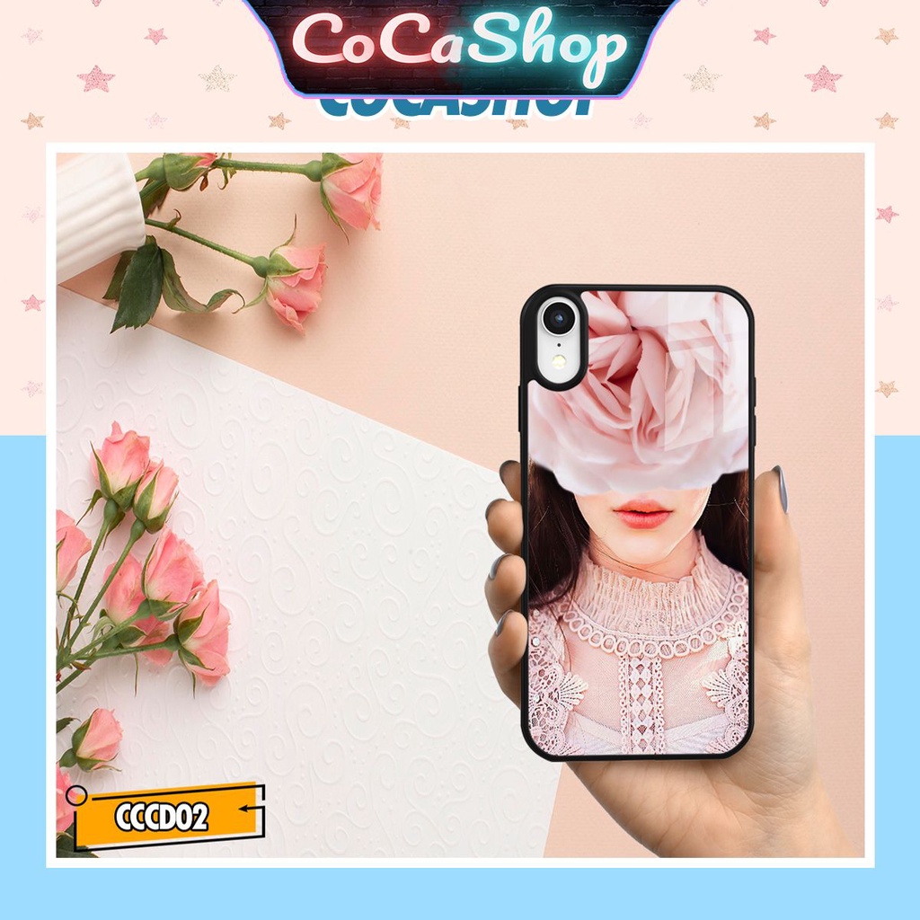 Ốp iphone in hình cực đẹp siêu bền cao cấp chống sốc - Cô gái quyến rũ màu hồng - 6/6S/6Plus/6SPlus/7Plus/8Plus/X....