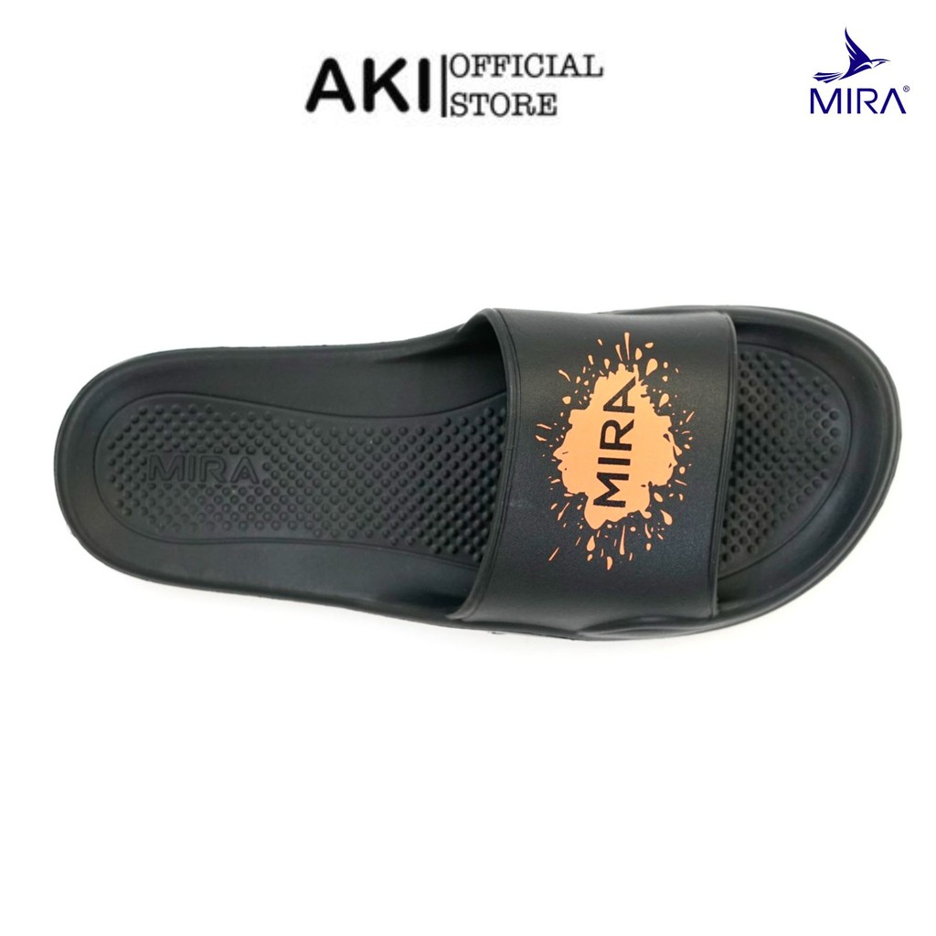 Ảnh Dép Xốp Quai Ngang Cao Cấp Mira Fl Đen Thể Thao Nam Nữ Dẻo Nhẹ Thời Trang - Mf003 3
