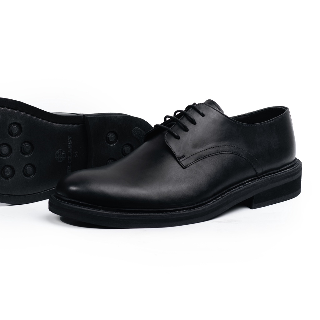 Ảnh Giày Tây Cao Cấp COUNTRYMAN DERBY - DB14 - Da Bò Ý Lót Trong Da Bò Mộc - Thương hiệu Be Classy 3