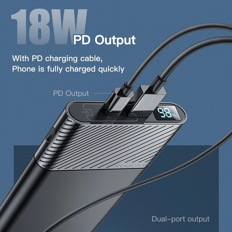 Kuulaa 10000mAh sạc dự phòng giá rẻ