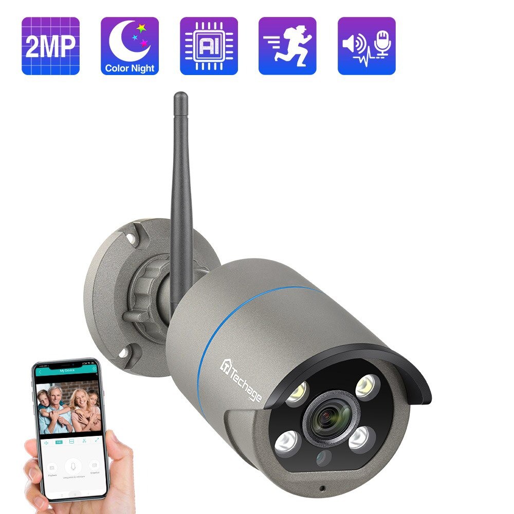 Techage Wifi Camera Không Dây IP Camera 1080P Phát Hiện Con Người Ai ...