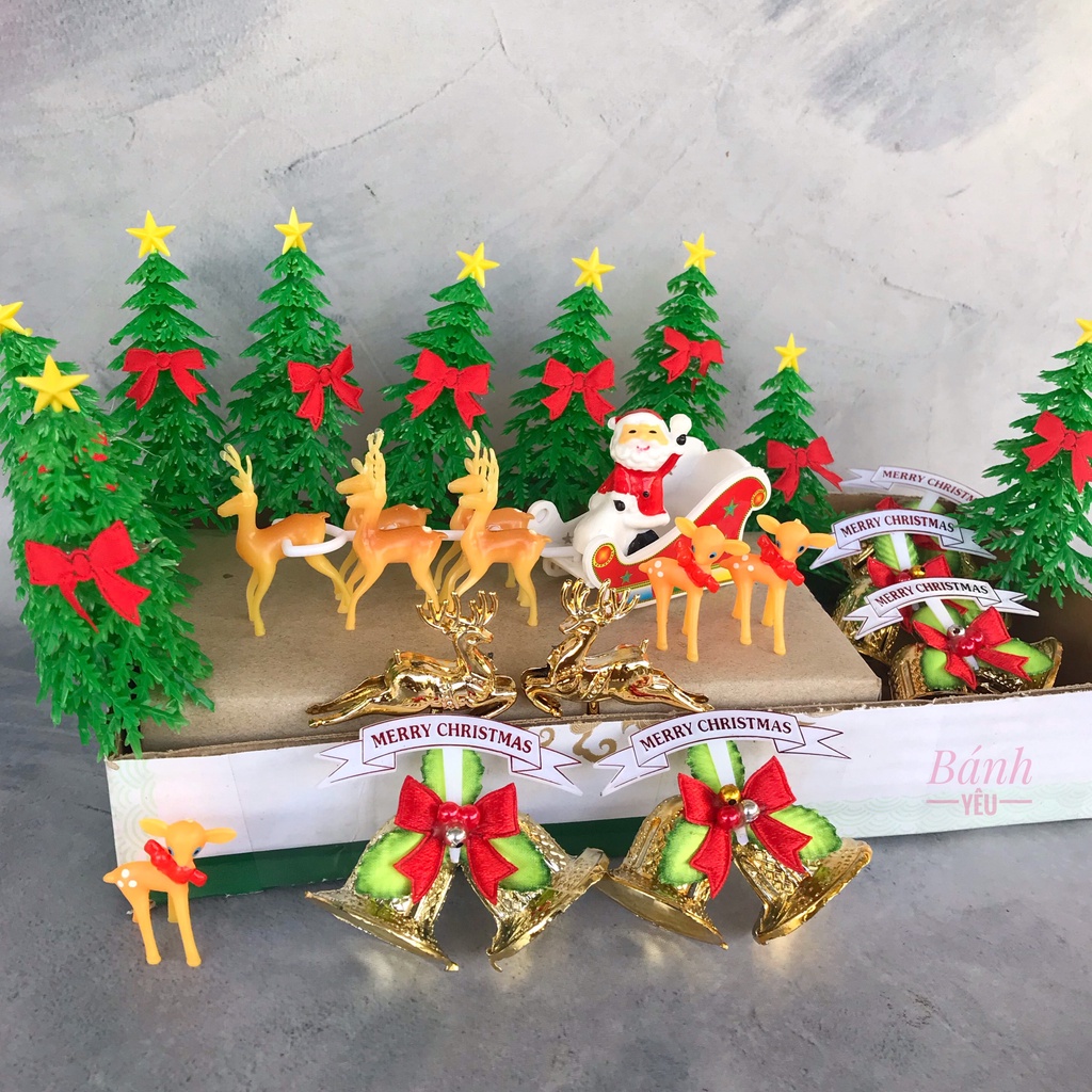 Phụ Kiện Trang Trí Bánh Giáng Sinh/Noel Tự Chọn (BGTC)