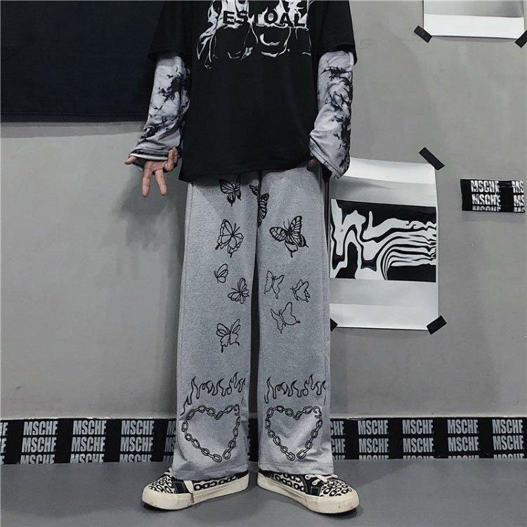 🌸 MẪU MỚI 🌸 Quần Jogger Nỉ Nữ - Ống Rộng VIỀN CHỮ Cạp Chun Lưng Cao Unisex Ulzzang Vải Nỉ Bông ĐIỆP SSL