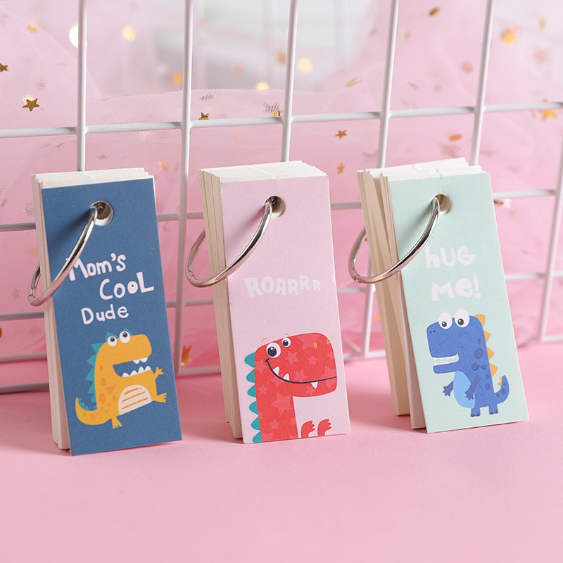 3 Note Ghi Chú Chữ Nhật Kèm Móc
