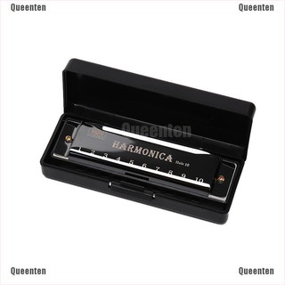 Queenten Kèn Harmonica 10 Lỗ Chuyên Dụng Cho Người Mới Bắt Đầu