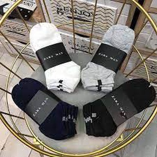 Combo 10 Đôi Tất Thể Thao Nam Nữ ( Zara) - Tất  cổ ngắn hàng đẹp Việt Nam sản xuất - Thoáng mát