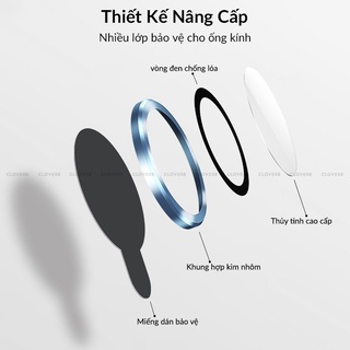 Kính Cường Lực Camera iPhone 17 Pro Max PopKon Dán Từng Mắt Chống Trầy