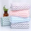 Combo 10 cái Khăn mặt cotton lông cừu Hàn Quốc mềm mịn siêu thấm nước kẻ sọc , Khăn lau tay đa năng 50x35 cm