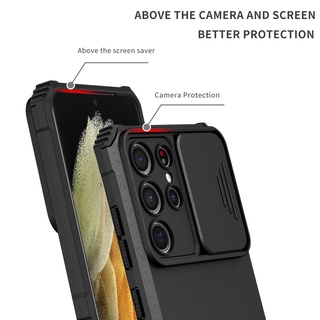 Ốp Điện Thoại Siêu Mỏng Chống Sốc Có Giá Đỡ Cho Samsung Galaxy A02S A03S A21S A10S A20S A22 4G M32 4G