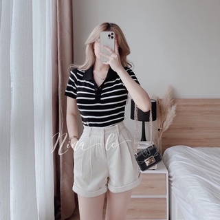 Áo Thun Tăm Kẻ Sọc Ngang Siêu Hot Nữ Tăm