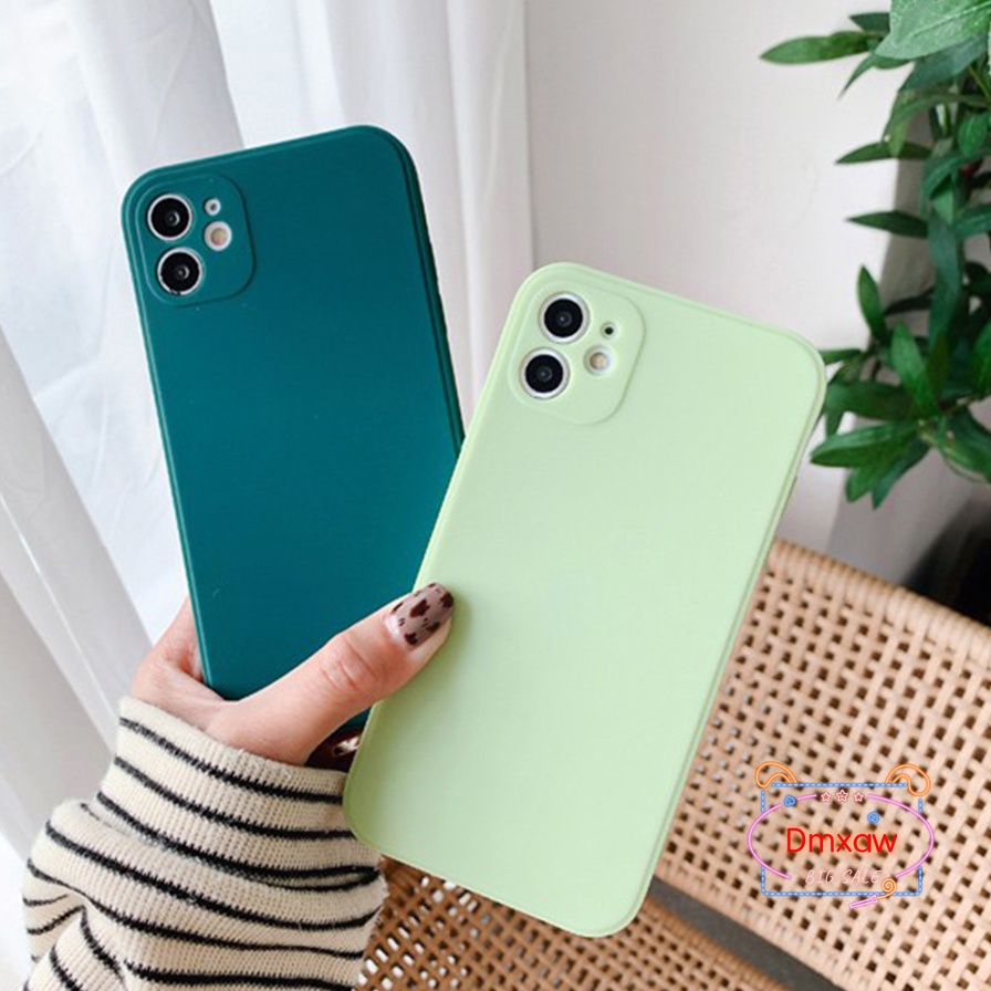 Ốp Lưng Xiaomi Cho Xiaomi Redmi Note 10 4G 5G 10 Pro 4G 5G 10s Ốp Điện Thoại Màu Kẹo Sang Trọng Vuông Macaron Màu Lỏng Chống Sốc Bảo Vệ Camera Vỏ Mềm