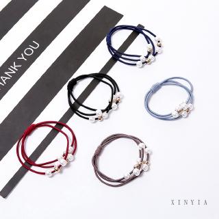 🌺xinyia🌺Dây Cột Tóc Nhiều Lớp Đính hạt Đơn Giản Phong Cách Mori Hàn Quốc Cho Nữ