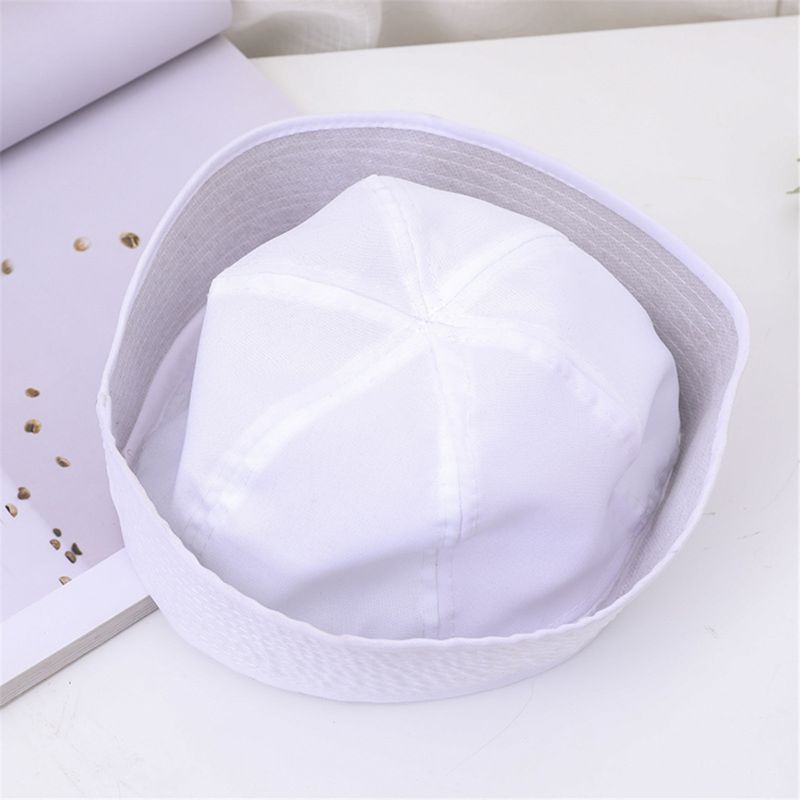 [SUIT] Mũ Thủy Thủ Trắng Du Thuyền Trưởng Mũ Thủy Thủ Hải Quân Cho Thủy Thủ Trang Phục Ngày Lễ Cosplay Trang Phục Thủy Thủ
