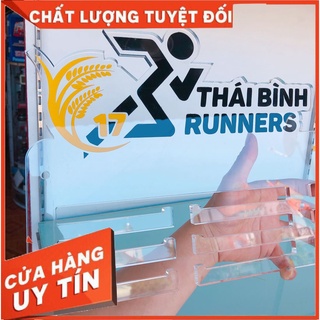 Giá treo huy chương trong suốt Trịnh Công, 58x22, thái bình runner siêu đẹp