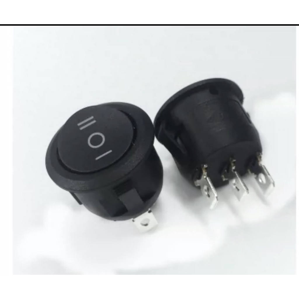 20 Interruttori Pulsanti Momentanei Rossi 2 Pin NO SPST 6A/250V 10A/125V