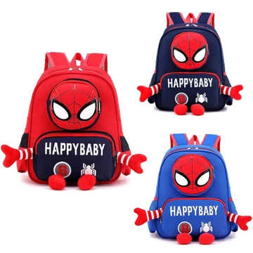Sang Trọng Chân Nhện Mẫu Giáo Schoolbag Anime Hoạt Hình Nylon Ba Lô Trẻ Em Hàn Quốc Sáng Tạo Ba Lô Trẻ Em 3-6 Tuổi Ba Lô Mầm Non Trẻ Em Người Nhện Học Tập