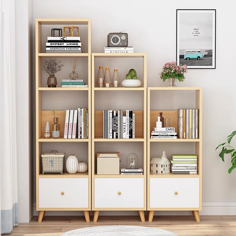 Kệ Sách Dạng Tủ Ong Phong Cách Bắc Âu Hiện Đại 3 Tầng 4 Tầng 5 Tầng