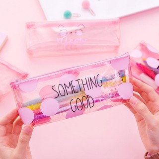 Túi Đựng Bút Mèo Feeling Good - Thỏ Hồng VPP