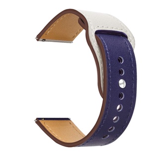 Dây đeo đồng hồ 20mm Dây da thật cho Samsung Galaxy Watch 7 6 5 4 40mm 44mm 6 Classic / Active 2