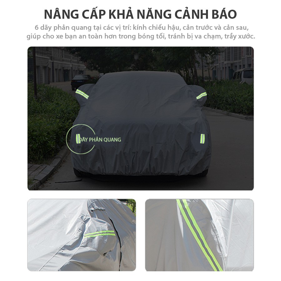 Bạt Phủ Ô Tô OUFU 7 Chỗ Size 2XXL