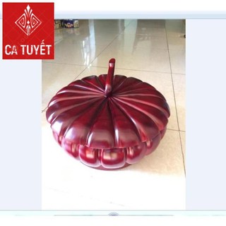(NEW) KHAY ĐỰNG BÁNH MỨT KẸO CAO CẤP GỖ HƯƠNG NGUYÊN KHỔI QUẢ BÍ - SIZE TO ( ẢNH THẬT 100%)