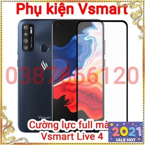 Kính cường lực Full màn hình 9H Vsmart Live 4