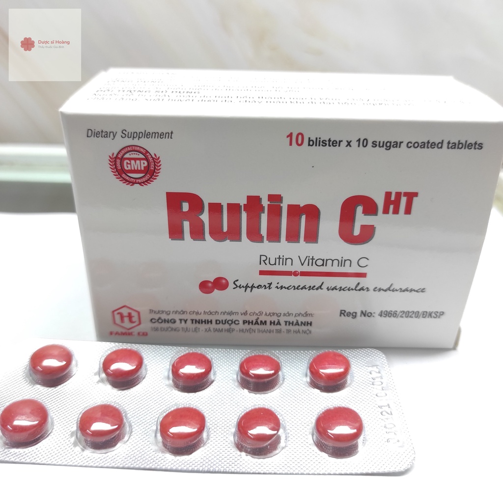 Thuốc Rutin C HT được sử dụng để điều trị những bệnh gì?
