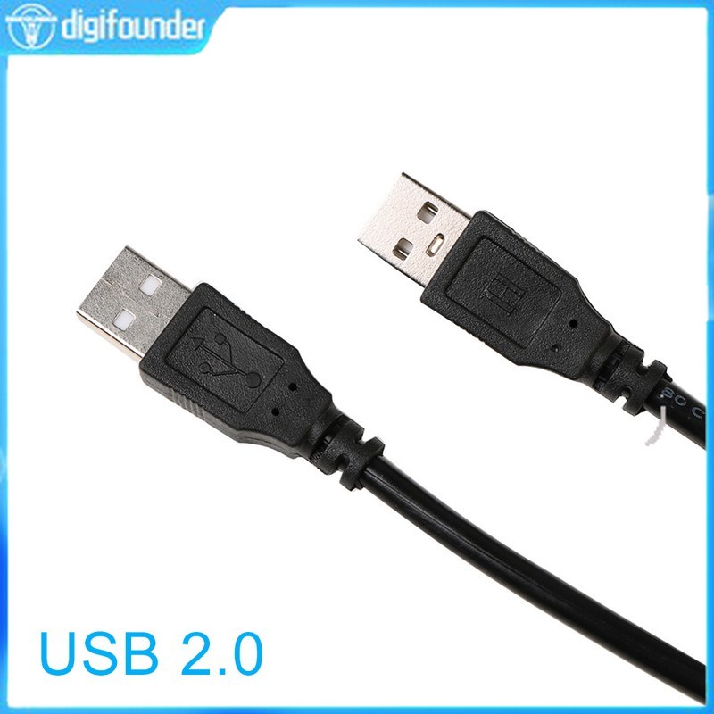 DG Dual USB Computer Extension Cable 1.5M USB 2.0 Type A Male to A Male ...