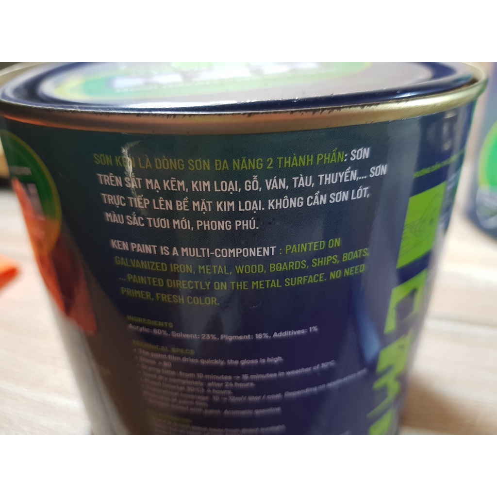 [CHÍNH HÃNG] SƠN SẮT MẠ KẼM 2 THÀNH PHẦN THIÊN SƠN HÀ ĐỦ MÀU 1kG [CÓ XUẤT HĐ GTGT]