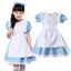 Trang phục quyến rũ Alice In Wonderland dành cho trẻ em với tạp dề xếp nếp có thể tháo rời