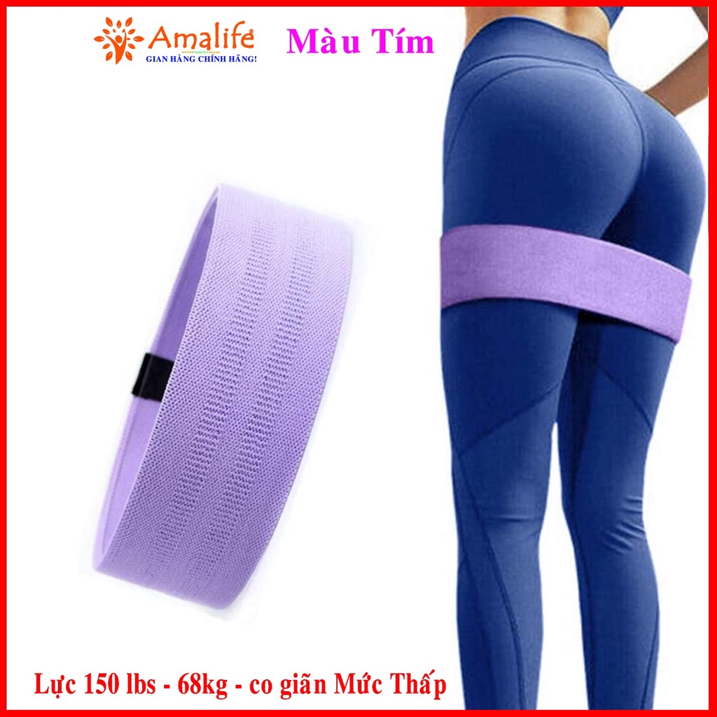 Mô tả Dây Kháng Lực Đàn Hồi Tập Mông Trái Đào Mini Band Hỗ Trợ Tập Chân, Đùi, Gym Cao Cấp Chính Hãng Amalife - 8