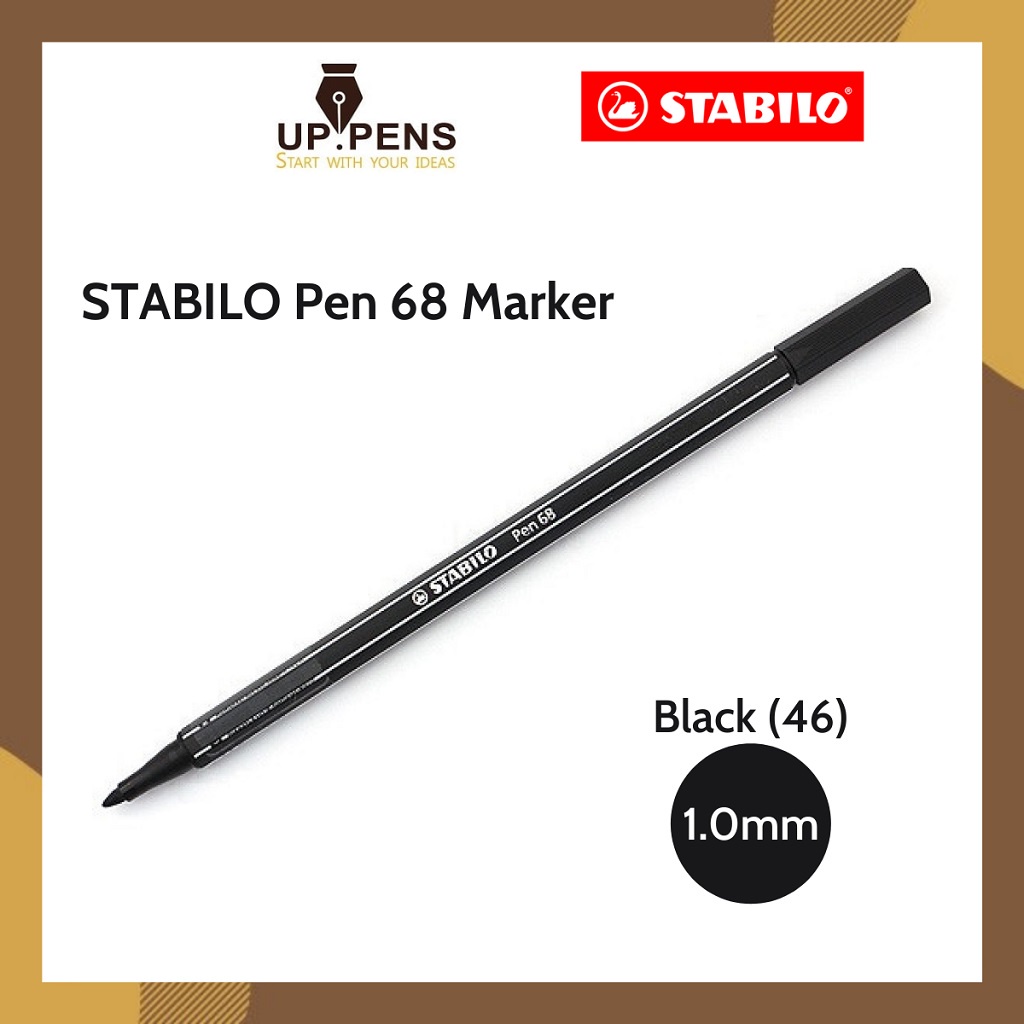 Stabilo Pen 68 Marker - 1.0 mm - Black