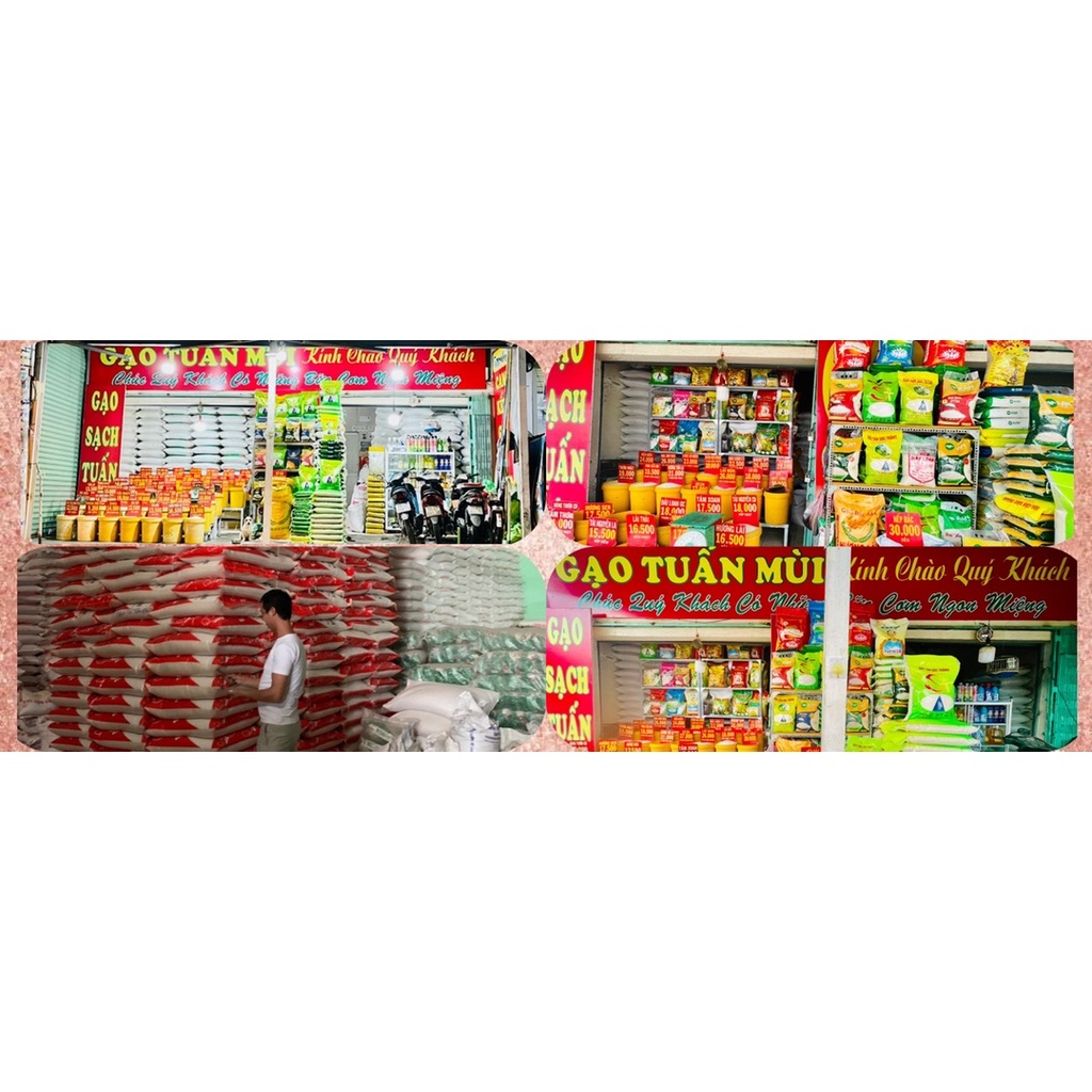 Gạo Hương Lài Loại 1 (Dẻo Mềm ,Thơm Cơm ,Túi 5KÝ )