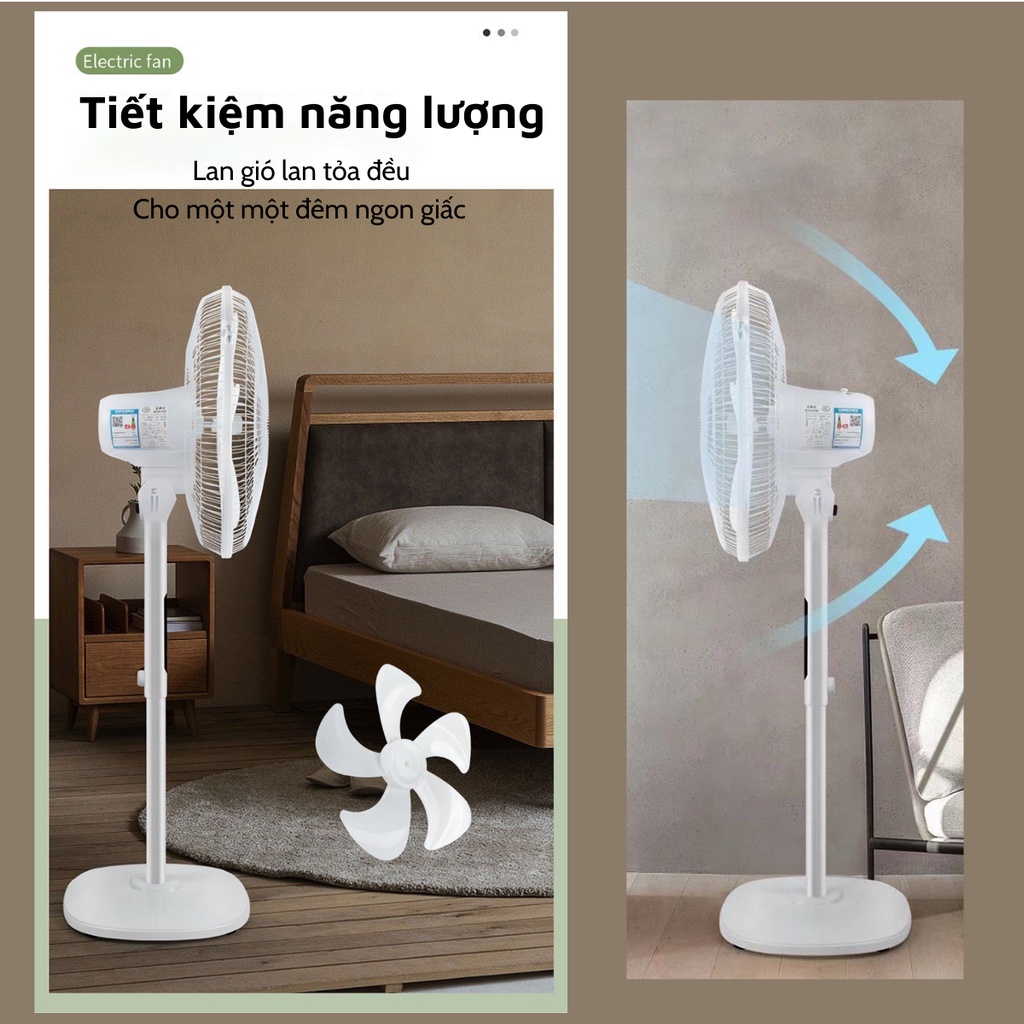 Mô tả Quạt Cây Đứng Cảm Ứng Thông Minh Nanomax QN-01, Công Suất 45W Tặng Kèm Điều Khiển Từ Xa - 7
