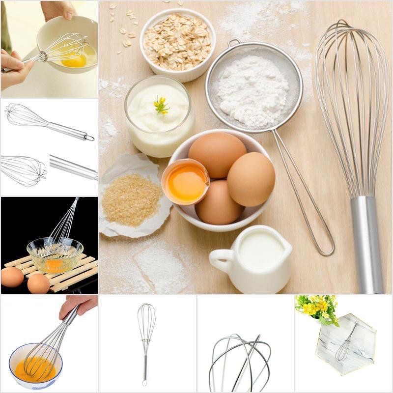Cây đánh trứng cầm tay, Cây phới lồng, khuấy trộn bột ,inox bằng thép không gỉ