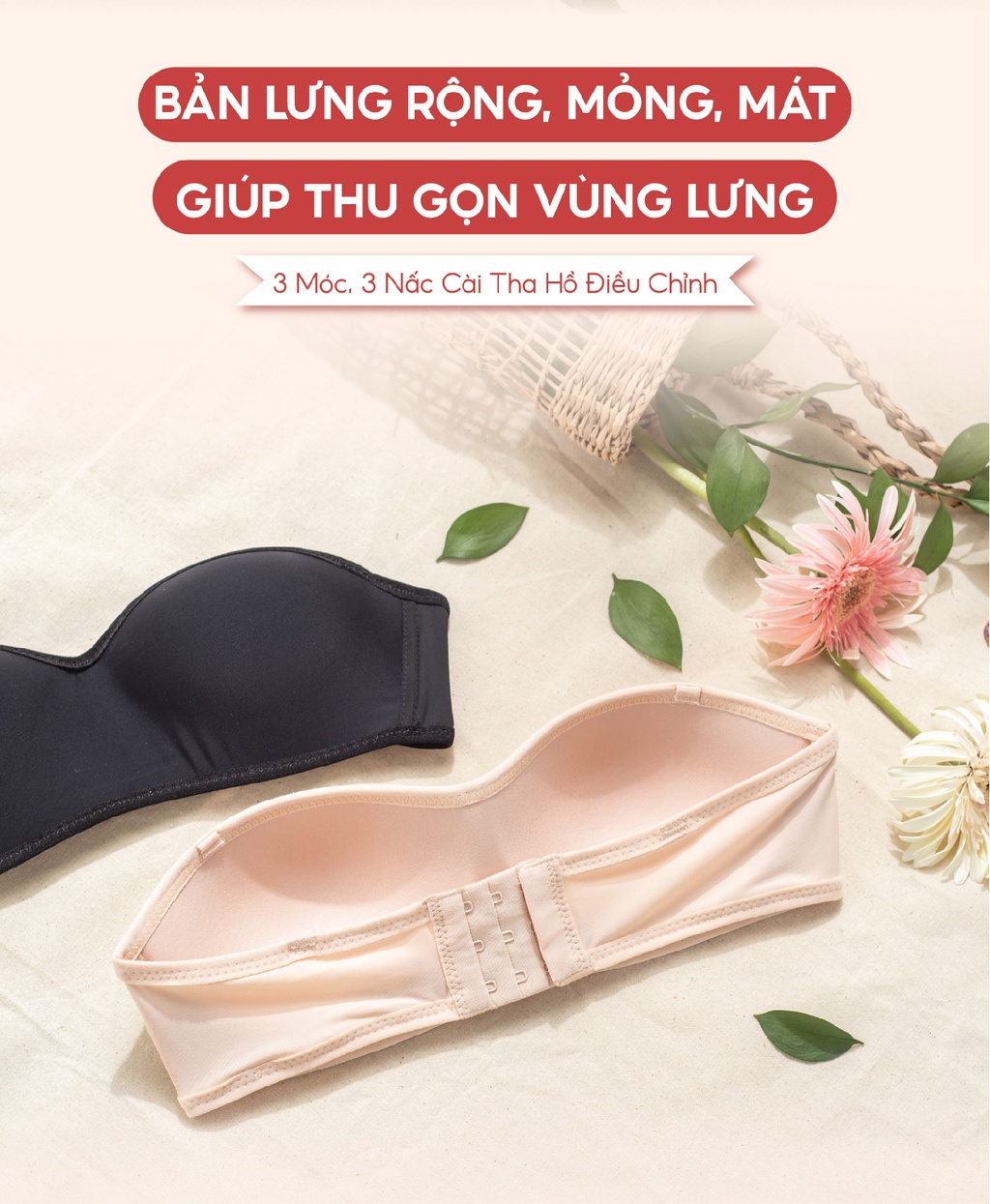 Mô tả Áo Quây Cup Ngang Viền Silicon Chống Tụt Loire BRQ02 - 6