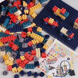 Đồ chơi lắp ghép Lego cho bé 520 chi tiết, đồ chơi ghép hình siêu trí tuệ sáng tạo của bé